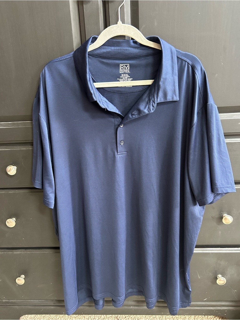 Refined Matter Men's Navy Performance Polo